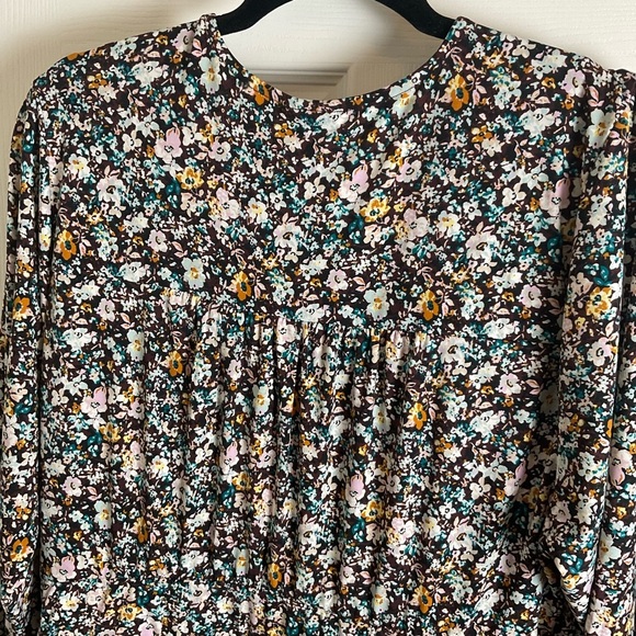 Torrid Mini Studio Knit Surplice Tiered Dress Multi Plus Size 2 2X - Picture 6 of 10